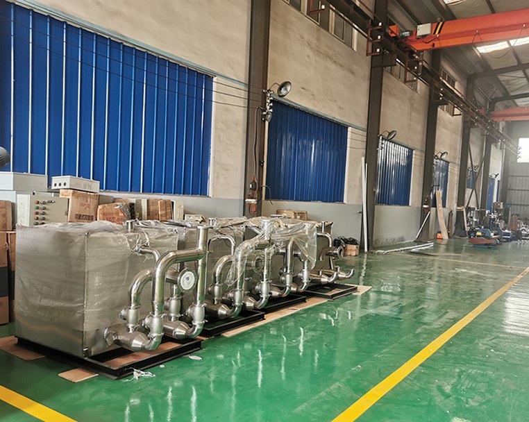 地下室污水提升一體化設(shè)備成品車(chē)間